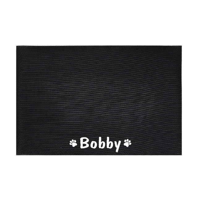 Personalized Pet Bowl Mat