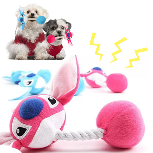 Plush Cartoon Dog Rope