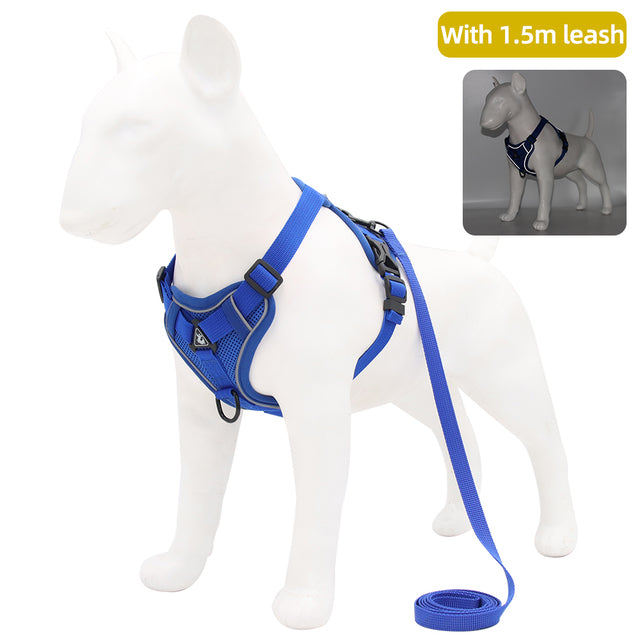 Harness with 1.5m Traction Leash Set